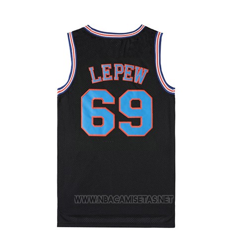 Camiseta Tune Squad Lepew NO 69 Negro
